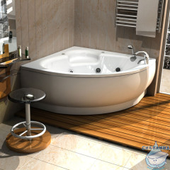 Акриловая ванна Aquatek Калипсо 146х146 с каркасом