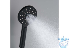 Ручной душ Aquatek Оберон 3 режима AQ2006MB (черный матовый)