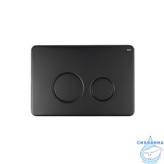 Клавиша смыва, универсальная, чёрная, Unisteel, 001, IDDIS, UNS01MBi77