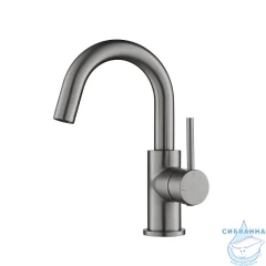 Смеситель для раковины Aquatek Европа AQ1307BGM (черный хром)