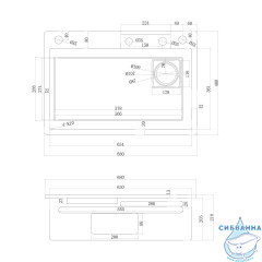 Кухонная мойка ABBER Wasser Kreis 68 см AF2194G золото матовое