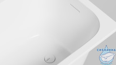 Ванна из искусственного камня Salini Orlando Kit 170x75 (материал sapirit, белый матовый)