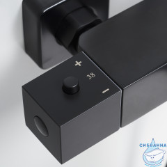 Душевая система Wasserkraft A29901 Thermo 300 1 режим (черный матовый)