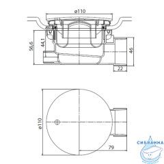 Сифон для душевого поддона Aquatek ST-0000088.