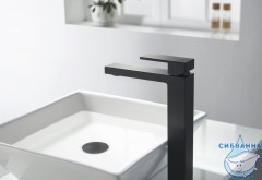 Смеситель для раковины Timo Selene 3061/03F (черный матовый)
