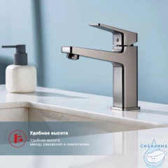 Смеситель для раковины Raglo R30.10.09 графит)