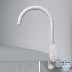 Смеситель для кухни AM.PM Like F8007133 (белый камень)