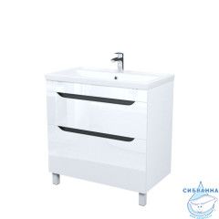 Тумба с умывальником, напольная, 80 см, белый, Ray, IDDIS, RAY80WFi95K подходит умыв. 4078000i28