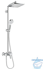 Душевая система Hansgrohe Crometta E 240 1jet Showerpipe 27284000