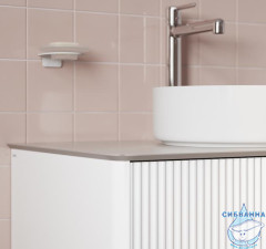 Тумба со столешницей Iddis Aiger 80 см белый матовый