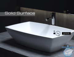 Раковина на столешницу 60 см Salini Gloria 304 (материал solix, белый матовый)