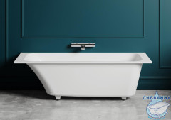 Ванна из искусственного камня Salini Orlando Kit 170x70 (материал sapirit, белый глянцевый)