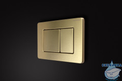 Кнопка смыва Charus Robusto FP.310.BTG.05 брашированное золото