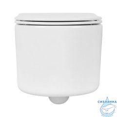 Унитаз подвесной безободковый Aquatek Мия AQ2004-00 (с сиденьем Soft Close (микролифт) 