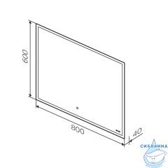 Зеркало Am.Pm Spirit v2.0 80 см M71AMOX0801SA