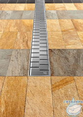 Дренажный трап для душа MCH Medium CH 750 M с решеткой