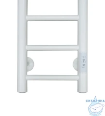 Полотенцесушитель электрический Санприз Аврора П10 20х100 (белый матовый) (подключение универсальное)