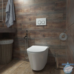 Клавиша смыва, универсальная, белая, Uniglass, 001, IDDIS, UNG01WCi77