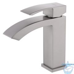 Смеситель для раковины ABBER Wasserfall AF8610SP (без донного клапана) (сатин)
