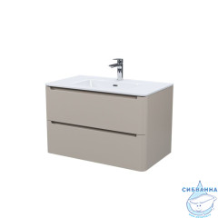 Тумба с умывальником, подвесная, 80 см, капучино, Edifice, IDDIS, EDI80C0i95K  подходит умыв. 0108000i28