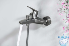 Смеситель для ванны Aquatek Бетта AQ1140BGM (оружейная сталь)