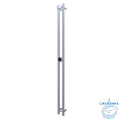 Полотенцесушитель электрический Terminus Duo 11х160 круглая (с возможностью скрытого подключения) (белый матовый)