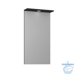 Зеркало ORKA Knidos 55 с подсветкой, черный