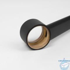 Излив для смесителя, кухня, нерж. сталь, 207х152 мм, поворотный, черный, IDDIS, 995V21B5SM