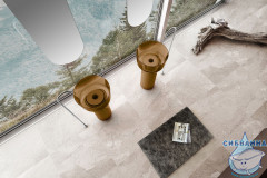 Раковина напольная 45 см ABBER Kristall AT2702Vesuvian-H