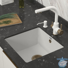 Кухонная мойка Paulmark Gera 45 PM104546-WH (белый)