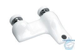 Смеситель для ванны Timo Helmi 4014/00-16Y с аксессуарами (хром/белый)