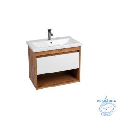 Тумба под раковину Viant Бостон 60п дуб вотан/белый 