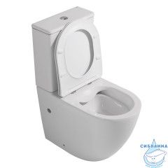 Унитаз напольный Abber Bequem AC1110 с бачком и сиденьем Soft Close (микролифт)