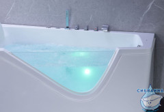 Акриовая ванна Gemy G9056 B L 170х130 с гидромассажем