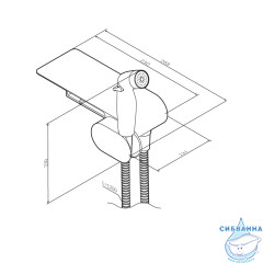 Cмеситель с гигиеническим душем Am.Pm Like F0202600 (хром)