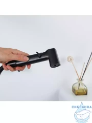 Гигиеническая лейка Frap 1 режим F022-6 (черный матовый)