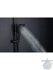 Ручной душ Frap 3 режима F024 (черный матовый)