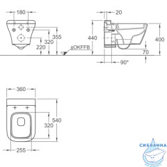 Унитаз подвесной Geberit myDay 201400000 (без сиденья)