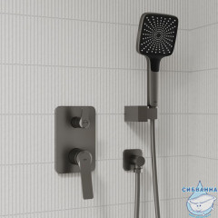 Душевая система Iddis Parker 340 1 режим PARGM02i67 (графит)