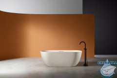 Ванна из искусственного камня ABBER Frankfurt 170x75  AM9941MBE