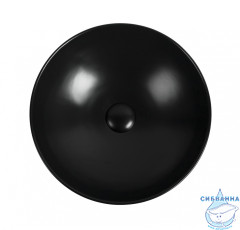 Раковина на столешницу 42 см Aquanet Smart 273686 (черный)