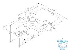 Смеситель для ванны Am.Pm X-Joy F85B10000 (хром)