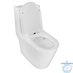 Унитаз напольный безободковый Azario Scala с бачком и сиденьем Soft Close (микролифт) AZ-8101