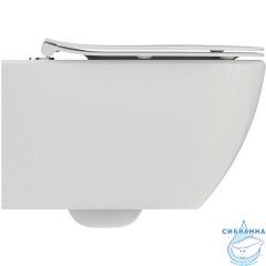 Унитаз подвесной безободковый Ideal Standard Tesi T536001 с сиденьем Soft Close (микролифт)