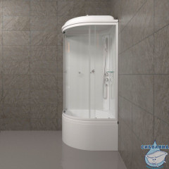 Душевая кабина Тритон Ультра Б 90x90 профиль белый, стекло прозрачное Щ0000061837