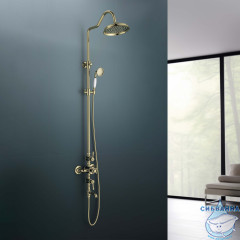 Душевая система Aquatek Классик AQ2543PG (полированное золото)