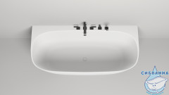 Ванна из искусственного камня Salini Sofia Wall 180x85 (материал sapirit, белый глянцевый)