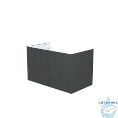 Тумба подвесная, 80 см, темно-серый, Билд (Bild) 2.0, IDDIS, BIL80G1i95 подходит умыв. 4518000i28