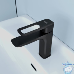 Смеситель для раковины Iddis Slide SLIBL00i01 (без донного клапана) (черный матовый)