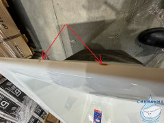 Чугунная ванна Универсал Эталон 150х70 №263 без ножек (с дефектом)